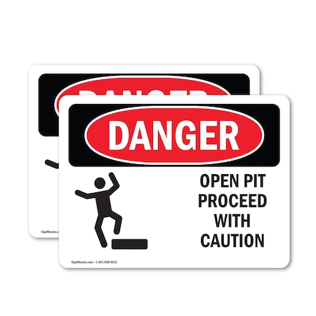 Signmission 7 in Height, 10 in Width, Vinyl Decal, Rectangle OS-2PACK-DS-D-710-L-1508